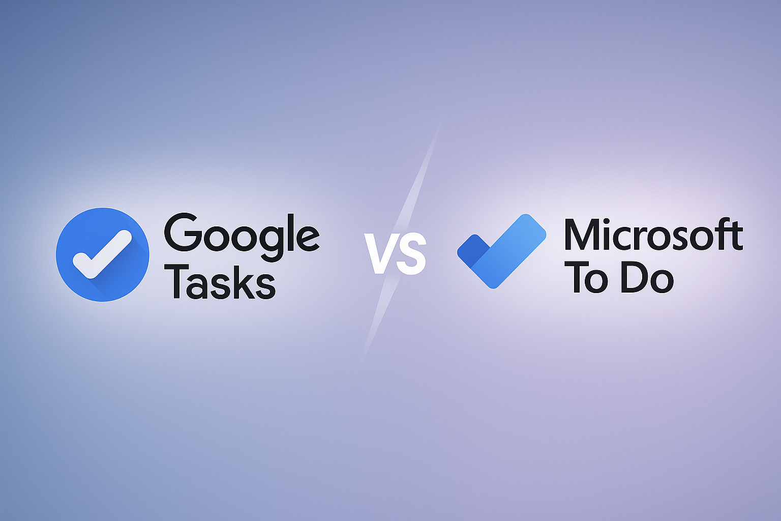 Google Tasks vs Microsoft To Do comparison visualization showing ecosystem battle
